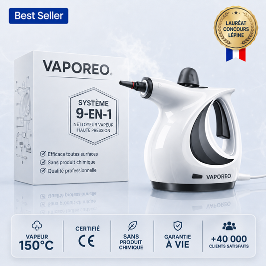 Vaporeo — Nettoyeur Vapeur Sans Produit Chimique