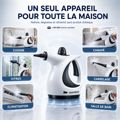 Vaporeo — Nettoyeur Vapeur Sans Produit Chimique